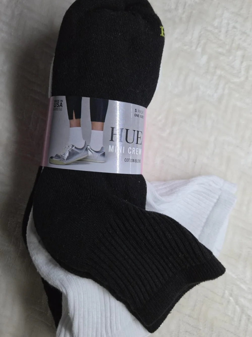 Mixed NWT Women’s Mini Crew Socks By Hue - 2 Packs of Autumn Colors - 10 Pairs